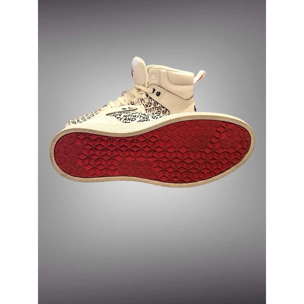 Women's K Swiss x Gary Vee 004 Mid White Black Positivity & Optimism Size‎ 9